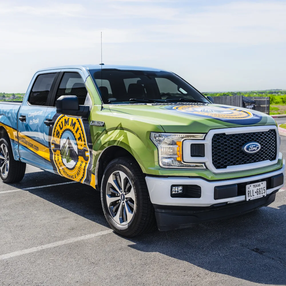 Summit Air Conditioning & Heating truck