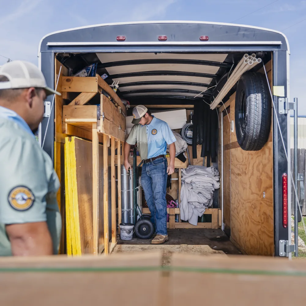 Man inside a Summit AC vehicle