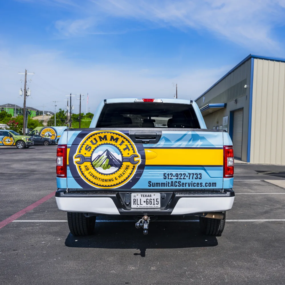 Back of a Summit AC truck